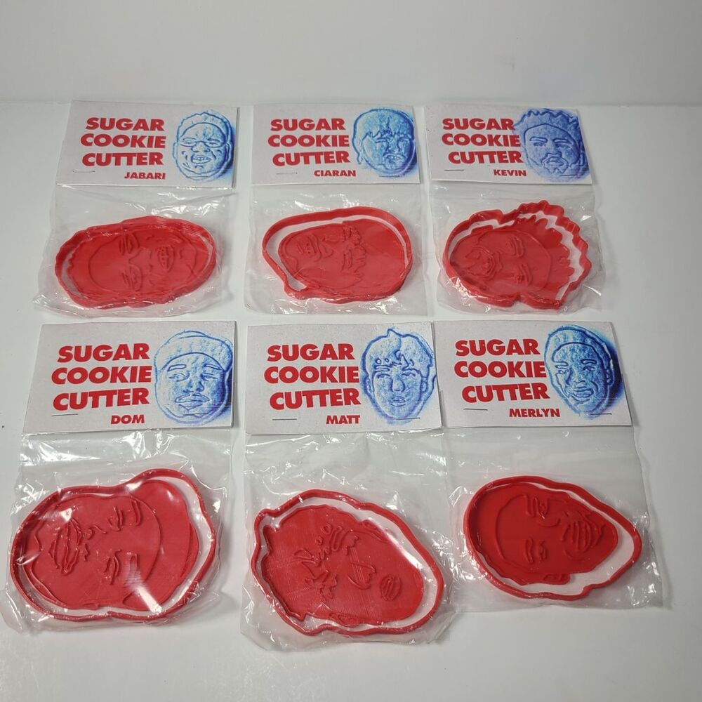 BROCKHAMPTON Cookie Cutter Set 6pc Kevin Matt Merlyn Dom Jabari Ciaran Bearface